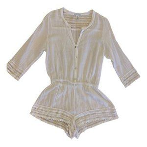 Eberjey jumpsuit white size M/L